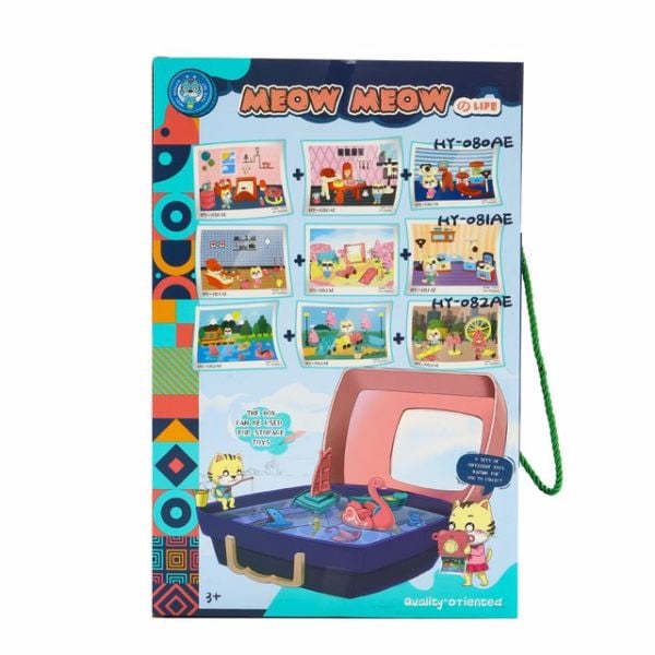 Meow Meow Eğlenceli Havuz Figürleri ve Bavulu