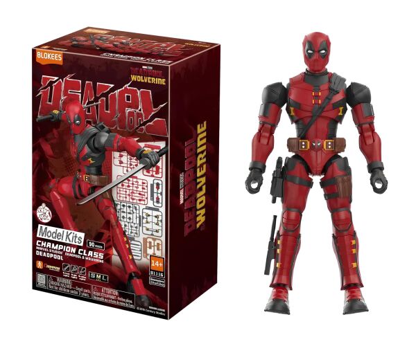 Blokees Marvel Deadpool & Wolverine Deadpool Figür Yapım Seti 90 Parça