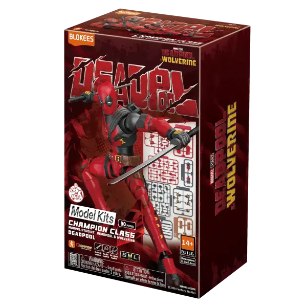 Blokees Marvel Deadpool & Wolverine Deadpool Figür Yapım Seti 90 Parça