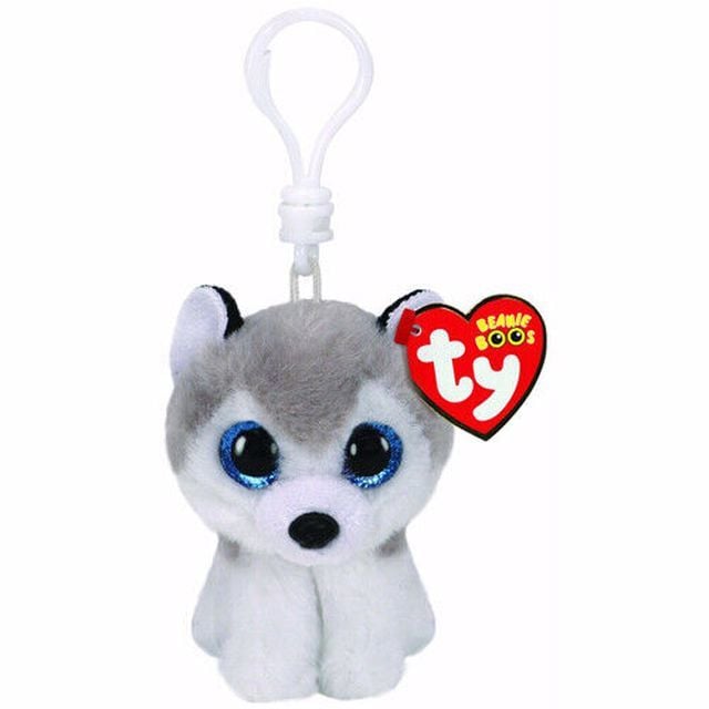 TY Beanie Boos Sibirya Kurdu Buff Peluş Anahtarlık 12 cm.