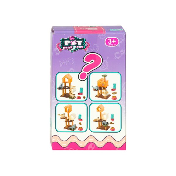 Evcil Hayvan Yavru Kedi Kulübeli Oyun Seti