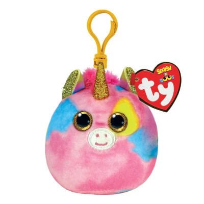TY Squishy Beanies Unicorn Fantasia Peluş Anahtarlık 12 cm.