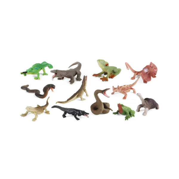 6'lı Sürüngen Hayvanlar Seti (2 Asorti)
