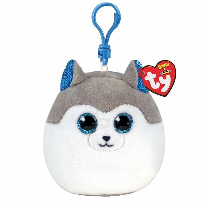 TY Squishy Beanies Sibirya Kurdu Slush Peluş Anahtarlık 12 cm.
