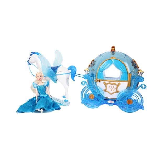 Sesli ve Müzikli At Arabası ve Prenses Sofia Bebek