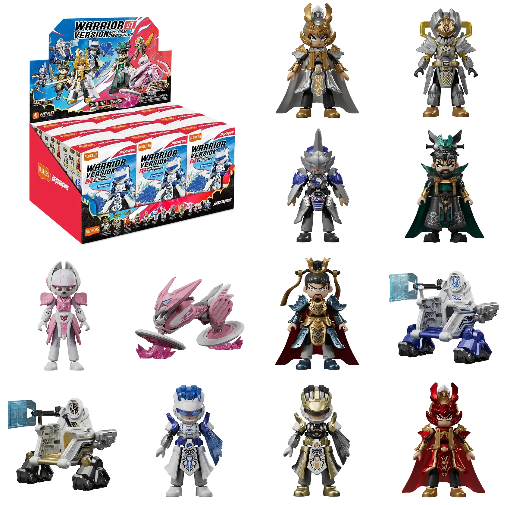 Blokees Herospire Warrior S7 Wisdom And Brave Figür Yapım Seti Sürpriz Paket