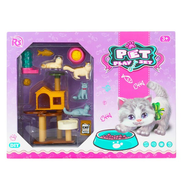 Evcil Hayvan Yavru Kedi Oyun Seti