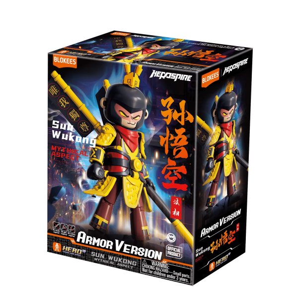 Blokees Herospire Armor Serisi Sun Wukong Mythical Aspect Figür Yapım Seti