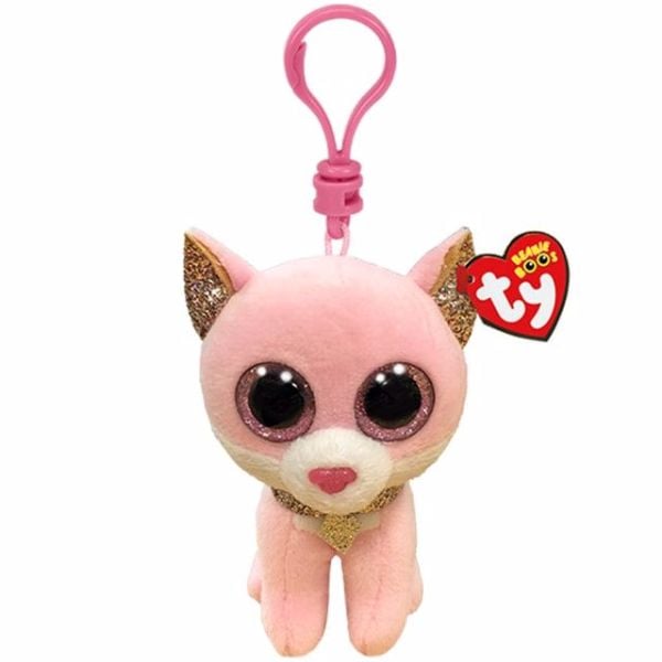 TY Beanie Boos Pembe Kedi Fiona Peluş 12 cm.