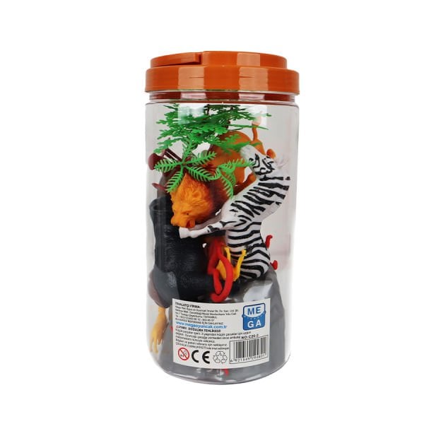 Vahşi Hayvanlar Tüpte 6lı Hayvan Oyun Seti