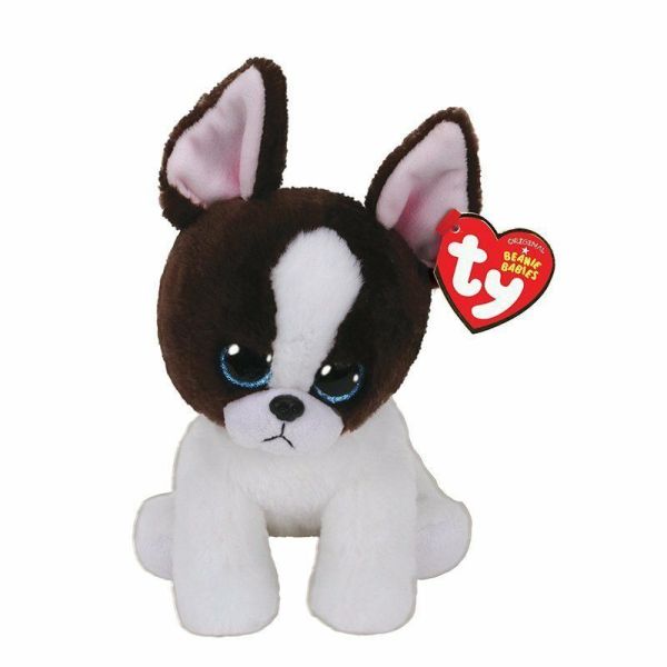 TY Beanie Babies Kahverengi Beyaz Terrier Portia Peluş 20 cm.