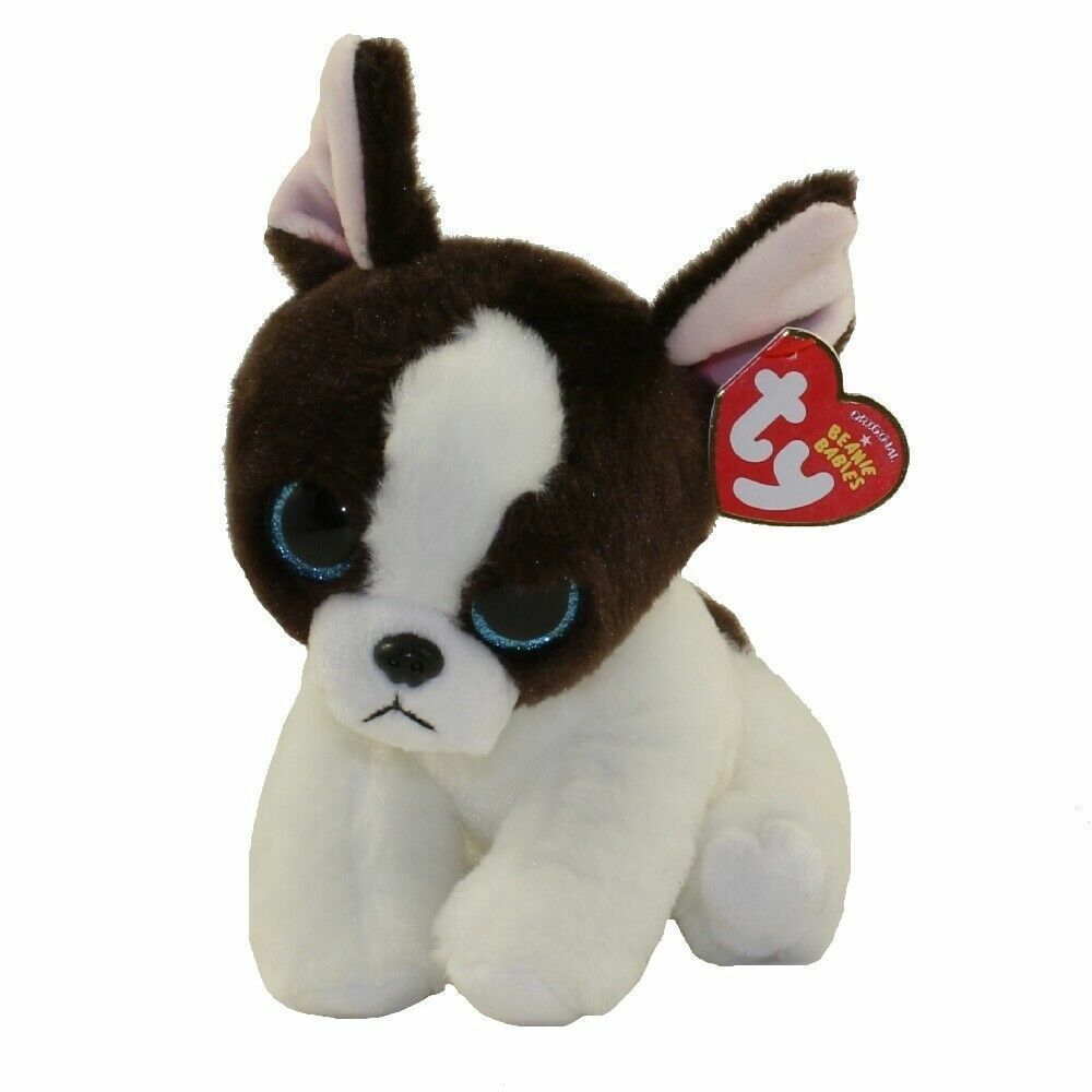TY Beanie Babies Kahverengi Beyaz Terrier Portia Peluş 20 cm.