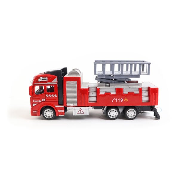 Platformlu Çek Bırak İtfaiye Seti