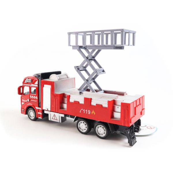 Platformlu Çek Bırak İtfaiye Seti