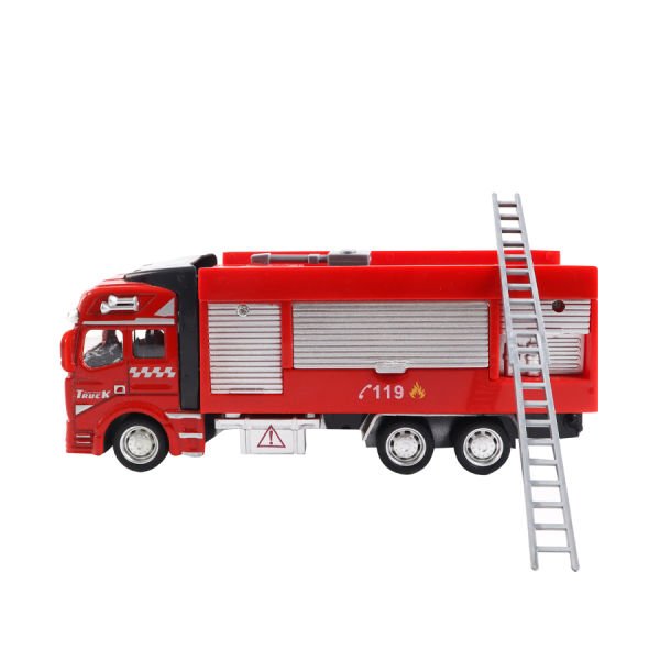 Platformlu Çek Bırak İtfaiye Seti