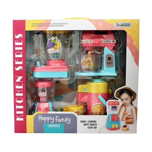 Happy Family Dörtlü Mutfak Seti