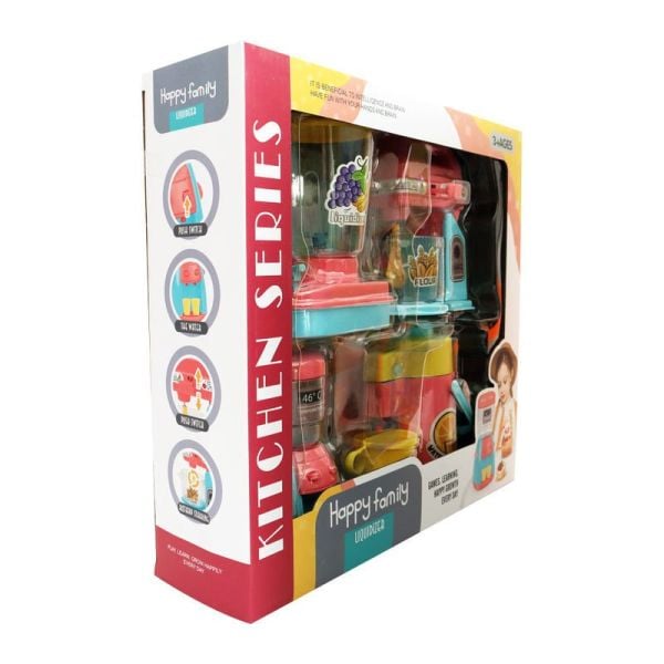 Happy Family Dörtlü Mutfak Seti