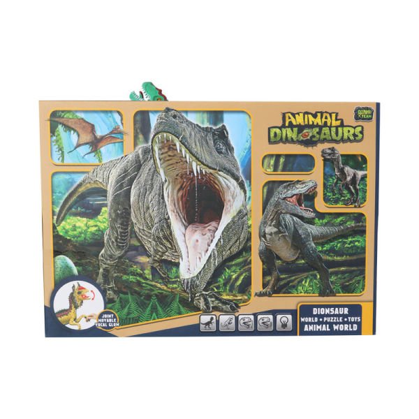 Animal Dinosaurs Serisi Sesli Işıklı Yeşil Dinozor