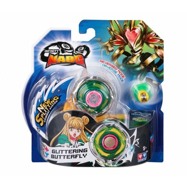 Infinity Nado Standart Metal Seri - Glittering Butterfly (Parıldayan Kelebek) Aksesuar Seti