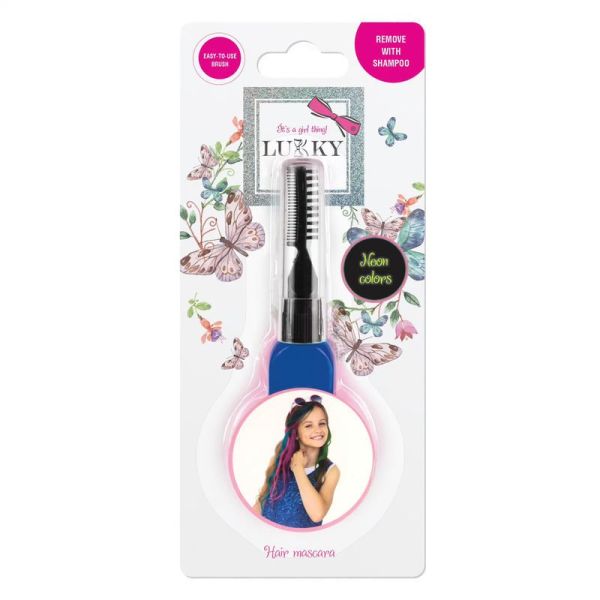 Lukky Neon Mavi Saç Boyama Maskarası