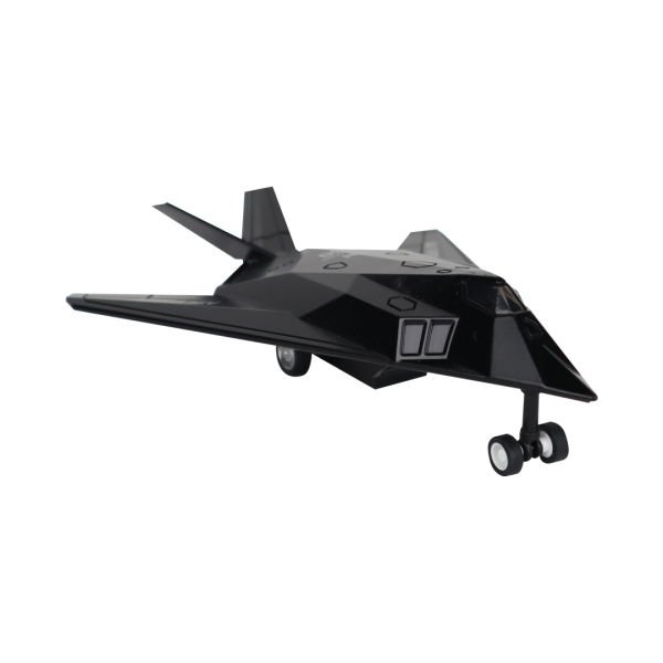 1:400 Die-Cast Sesli ve Işıklı Çek Bırak F-117 Savaş Uçağı
