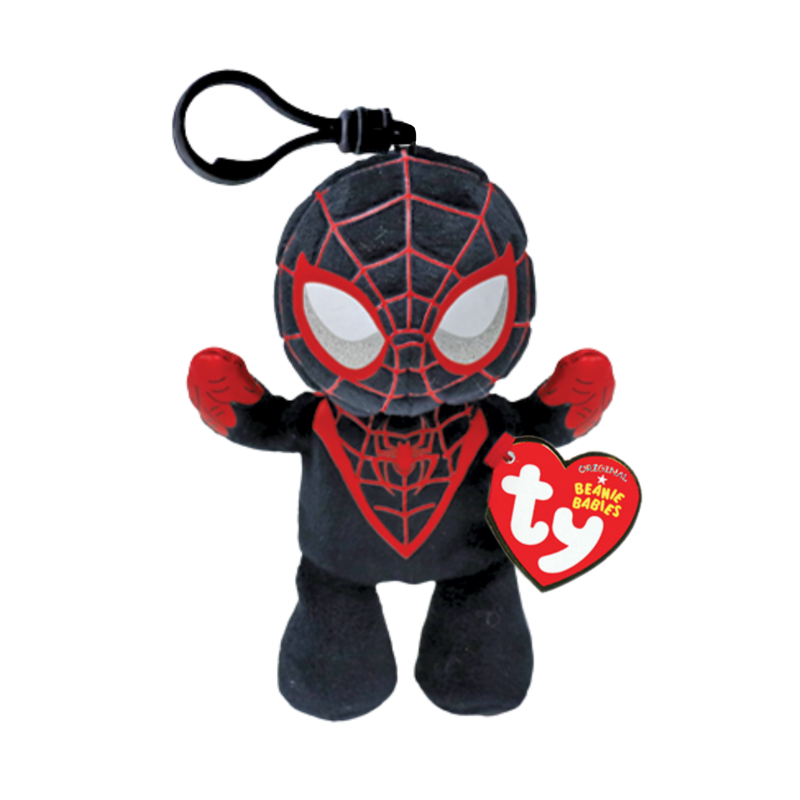 TY Beanie Babies Marvel Miles Morales Peluş Anahtarlık 12 cm.