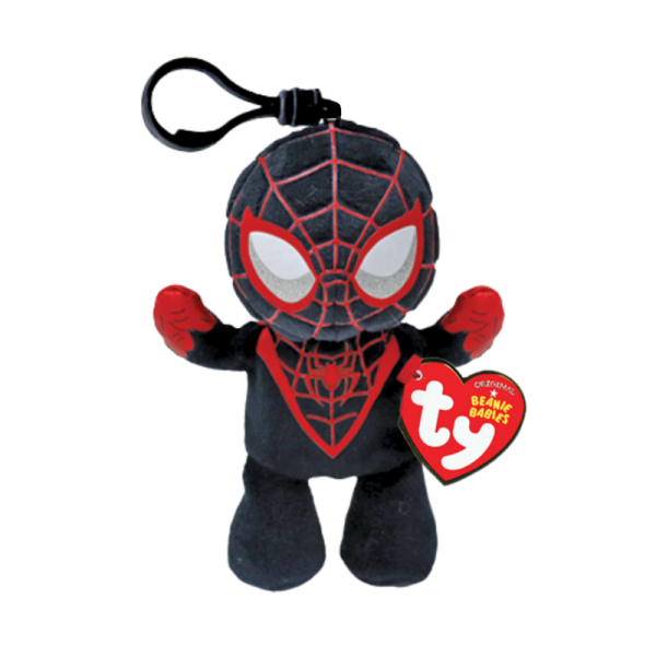 TY Beanie Babies Marvel Miles Morales Peluş Anahtarlık 12 cm.