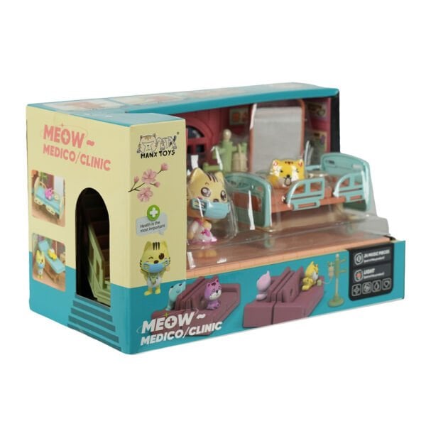 Sesli ve Işıklı Minyatür Kedi Kliniği