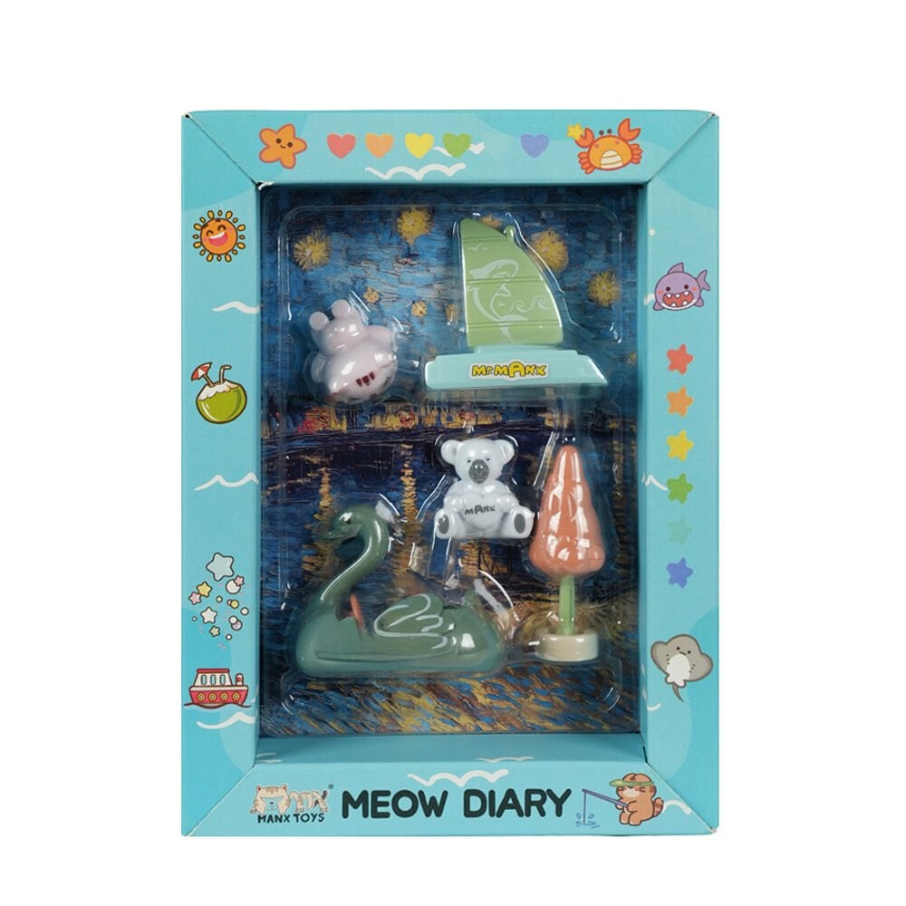 Meow Diary Kedi Denizcilik Seti