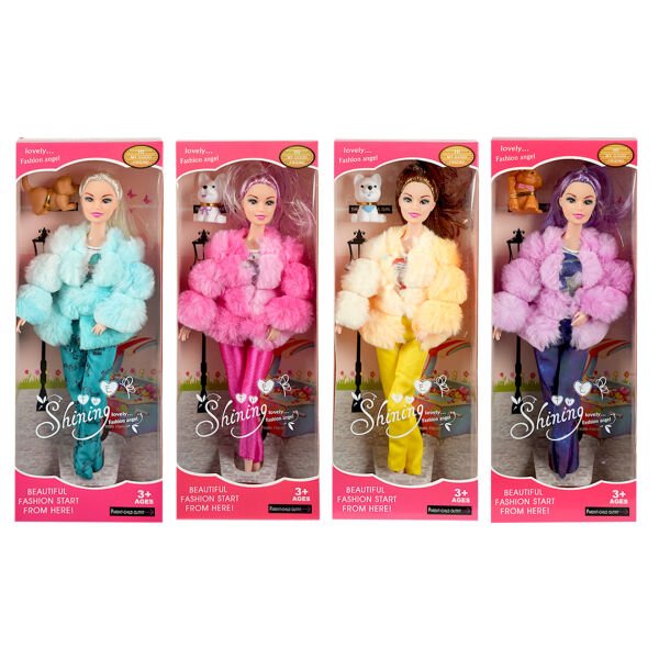 The Shining Kürklü Model Bebek (4 Asorti)