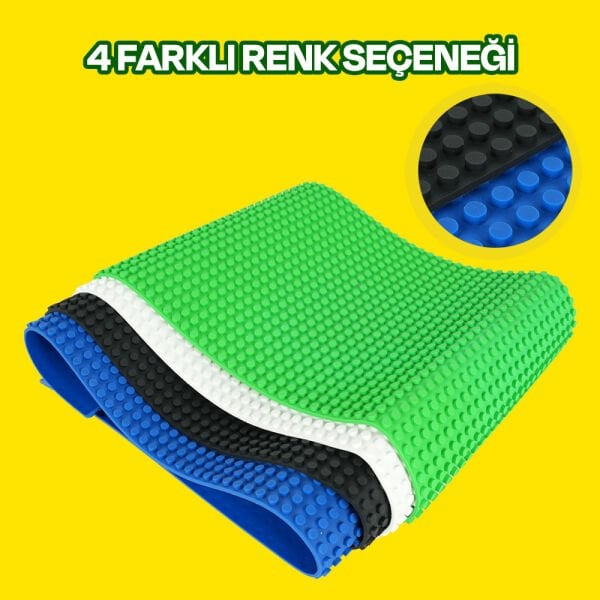 Esnek Blok Zemin 60x20 cm. Yeşil