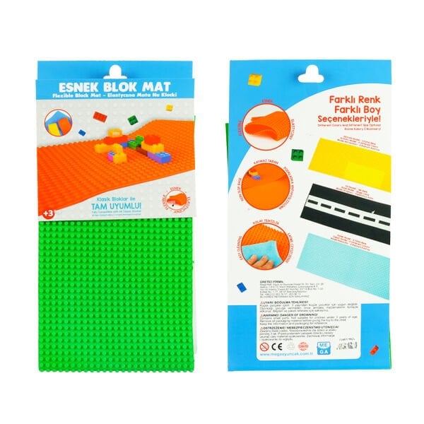 Esnek Blok Zemin 60x20 cm. Yeşil