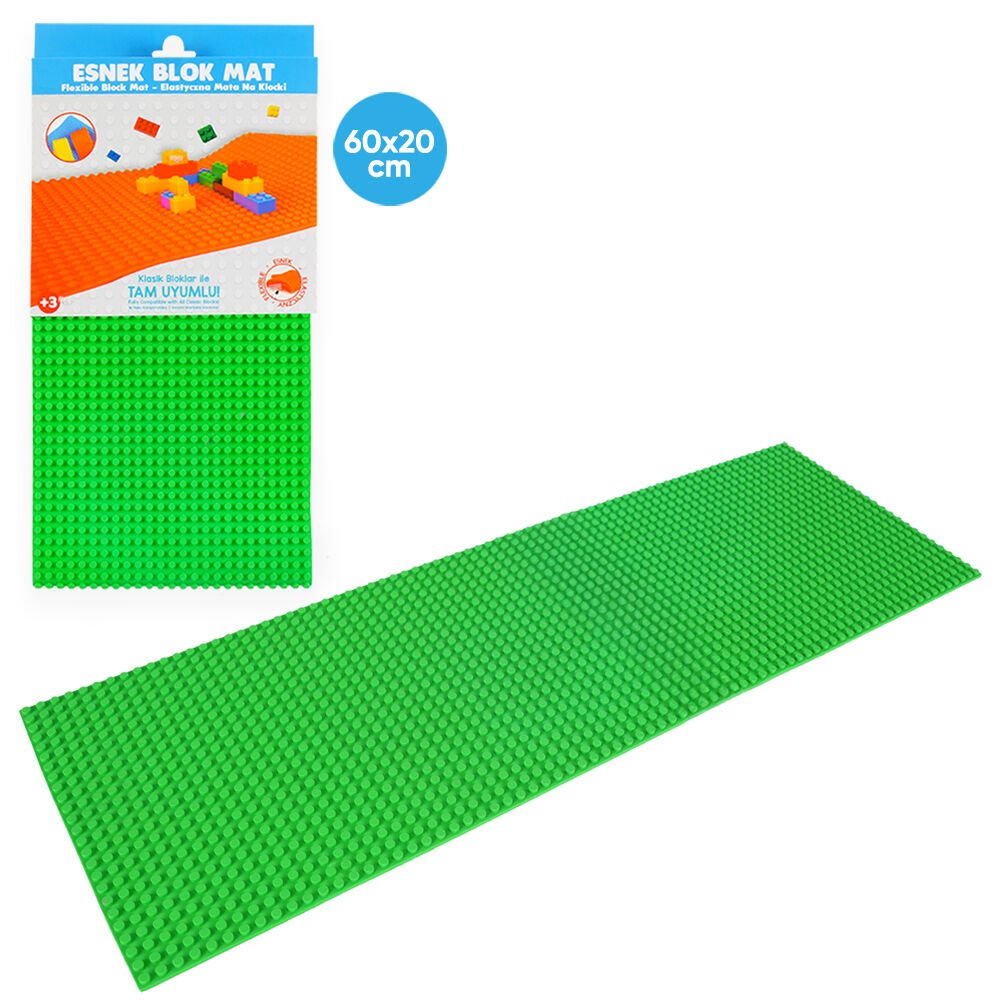 Esnek Blok Zemin 60x20 cm. Yeşil