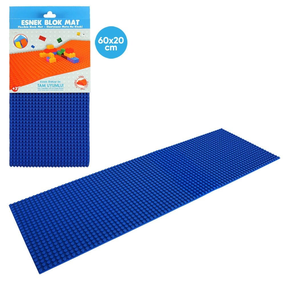 Esnek Blok Zemin 60x20 cm. Mavi