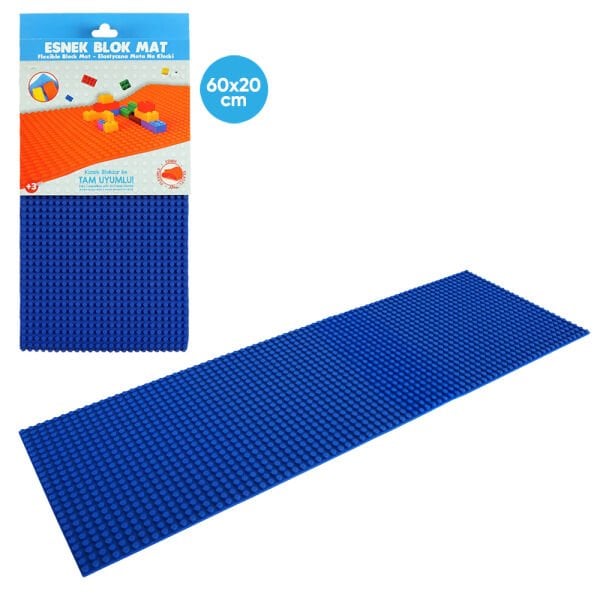 Esnek Blok Zemin 60x20 cm. Mavi