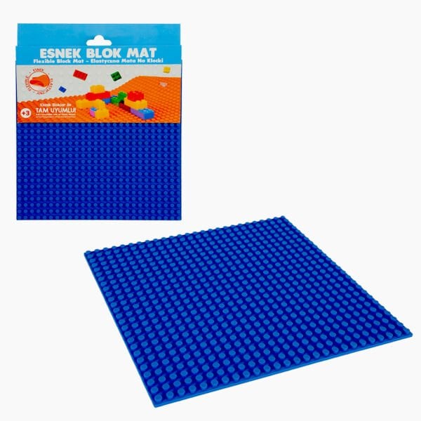 Esnek Blok Zemin 20x20 cm. Mavi
