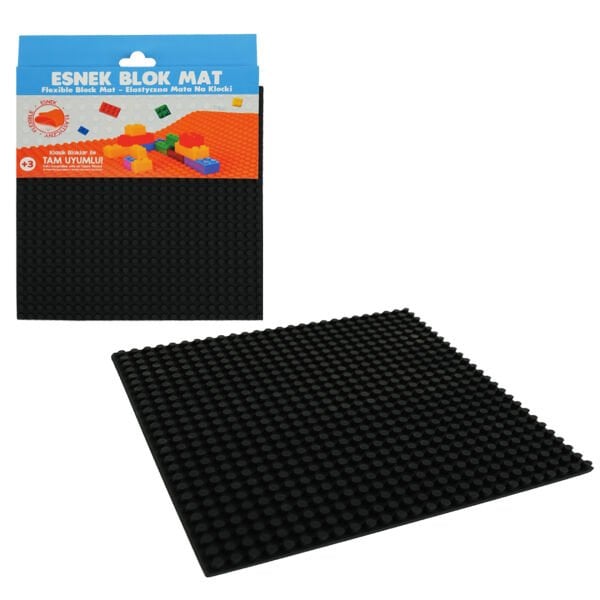Esnek Blok Zemin 20x20 cm. Siyah