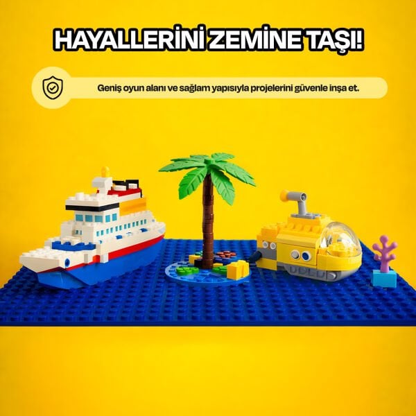 Esnek Blok Zemin 20x20 cm. Siyah