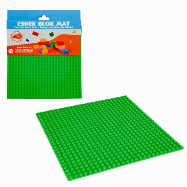 Esnek Blok Zemin 20x20 cm. Yeşil