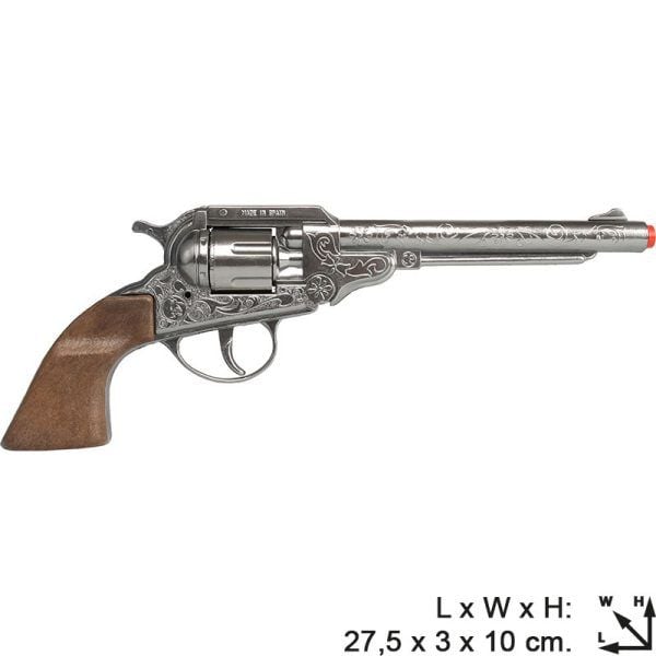 8'li Kovboy Kılıflı Revolver - Büyük