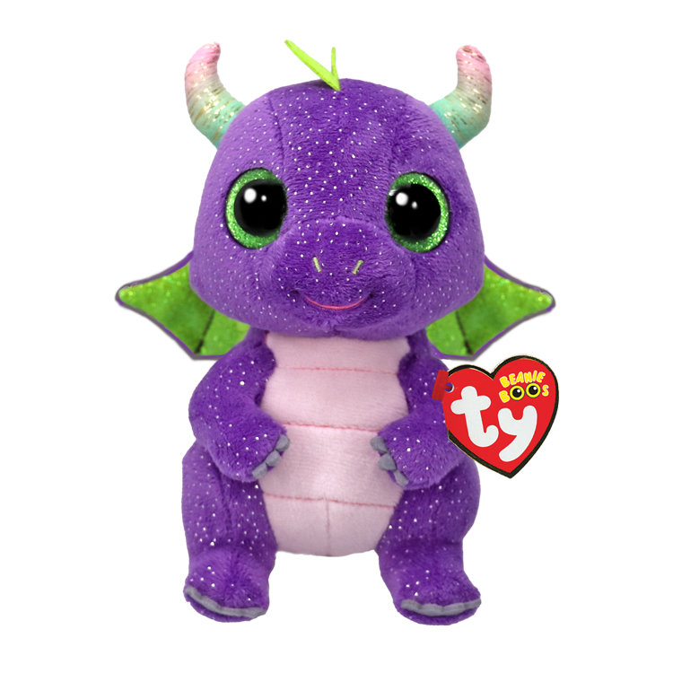 TY Beanie Boos Mor Ejderha Daphne Peluş 15 cm.