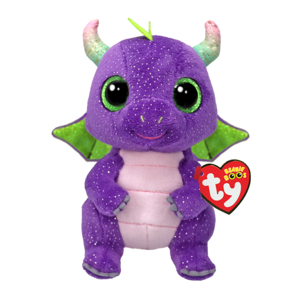 TY Beanie Boos Mor Ejderha Daphne Peluş 15 cm.