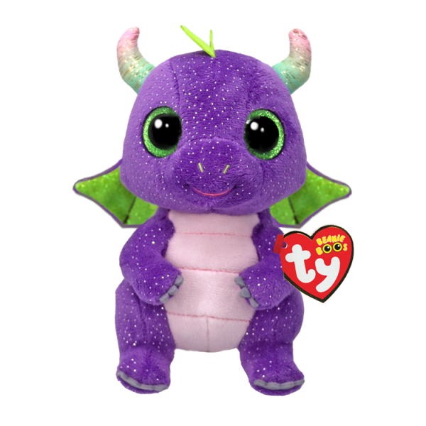 TY Beanie Boos Mor Ejderha Daphne Peluş 15 cm.