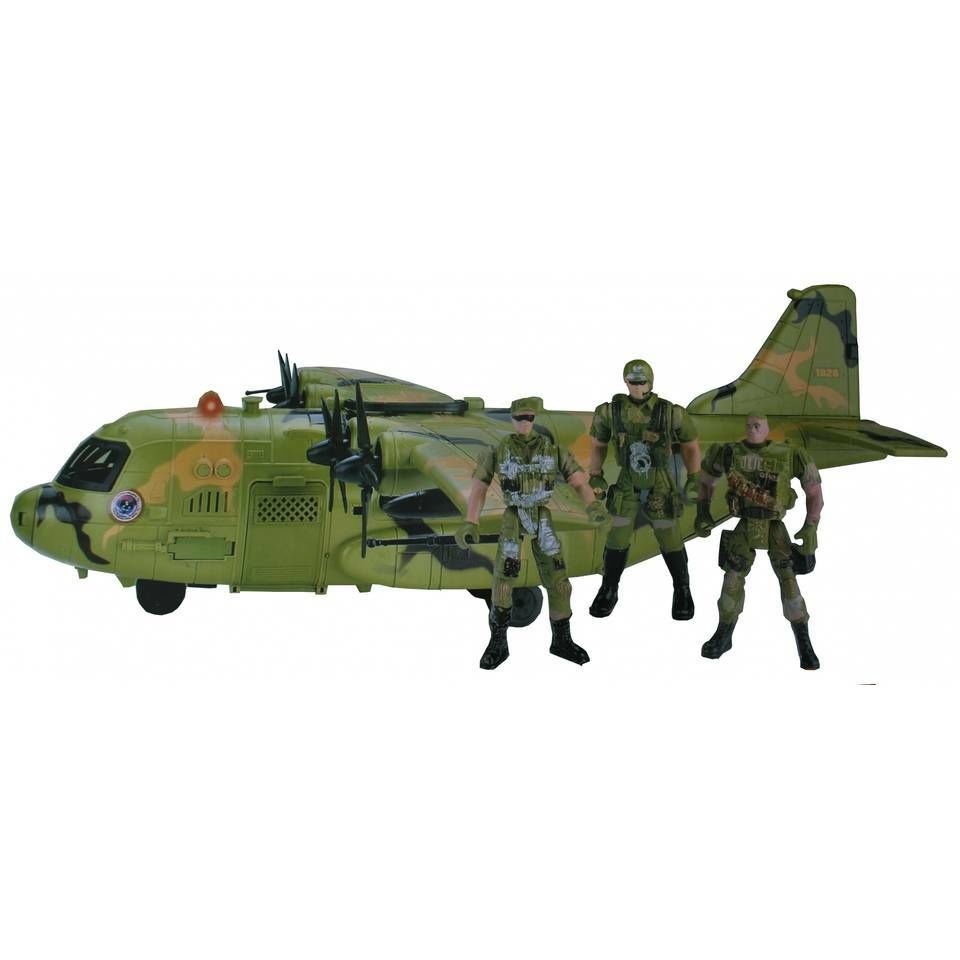 Sesli ve Işıklı Kargo Uçağı