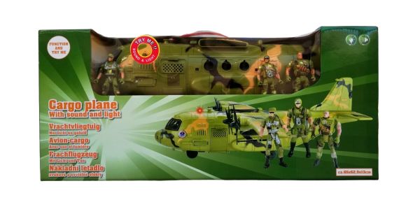 Sesli ve Işıklı Kargo Uçağı