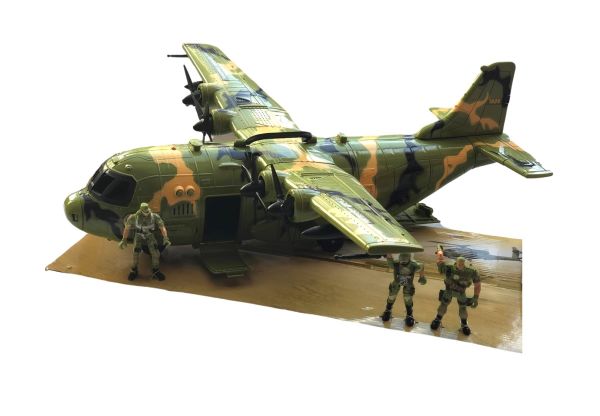 Sesli ve Işıklı Kargo Uçağı