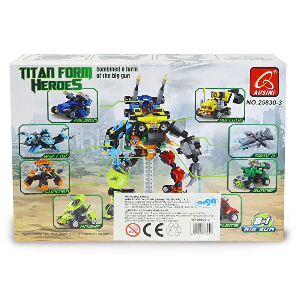 Titan Form Heroes Set 76 Parça