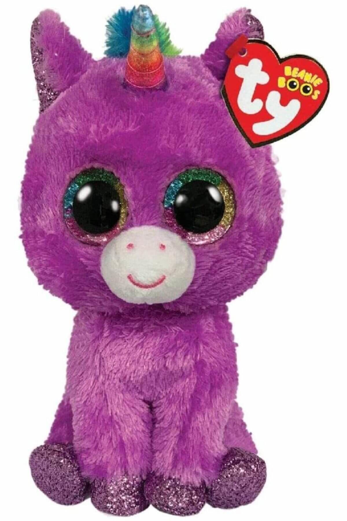 TY Beanie Boos Mor Unicorn Rosette Peluş 15 cm.