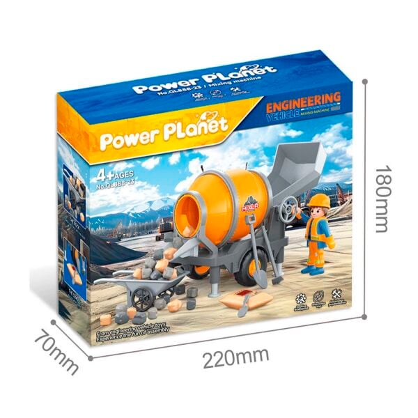 Power Planet Beton Mikseri Oyun Seti