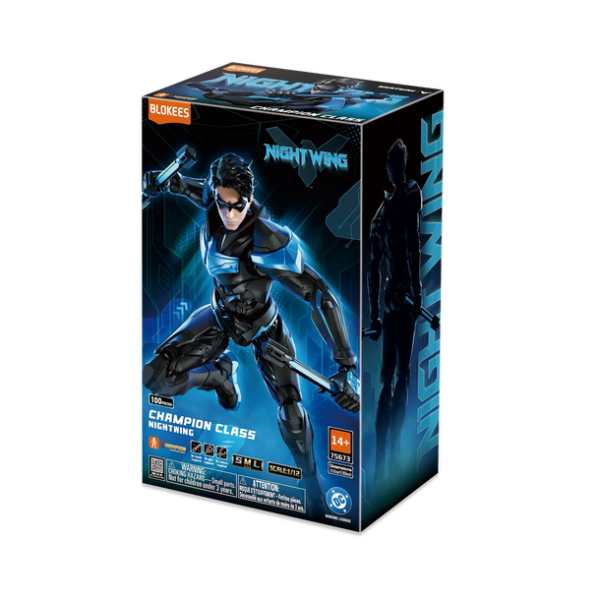 Blokees DC Champion Class Nightwing Figür Yapım Seti 100 Parça